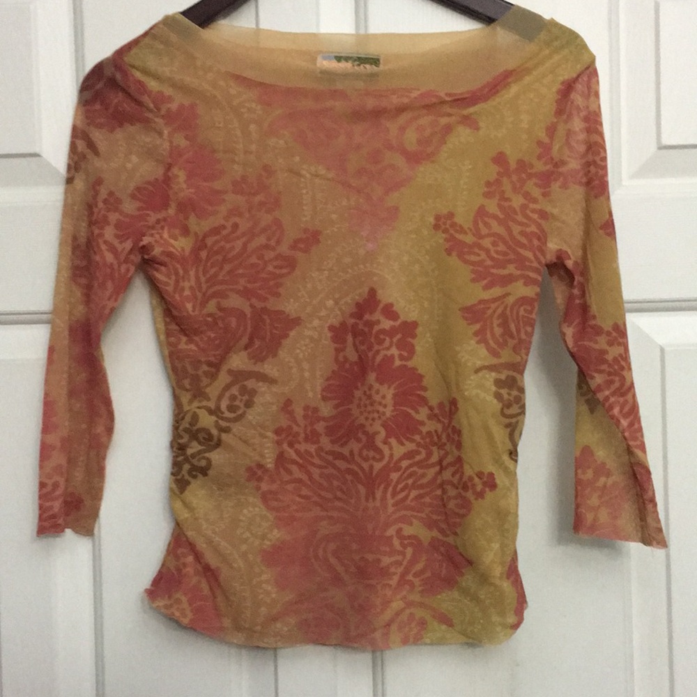 🇺🇸4/$50 Sunset Cove M Meshy Stretchy Top** see last pic